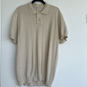 ZARA POLO SHIRT IN SIZE L IN GOOD CONDITION